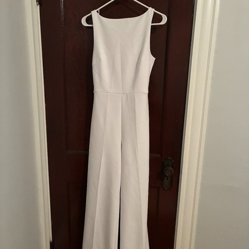 NEW Abercrombie White Jumpsuit with Back Cutout Size S